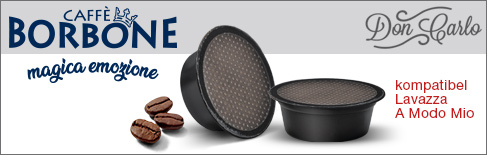 Kaffeekapseln caffè Borbone Don Carlo kompatibel mit Lavazza A Modo Mio Kaffeekapseln caffè Borbone Don Carlo kompatibel mit Kaffeemaschinen A Modo Mio