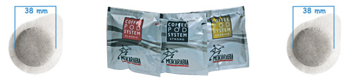 Mokarabia Kaffeepads ESE 38 mm