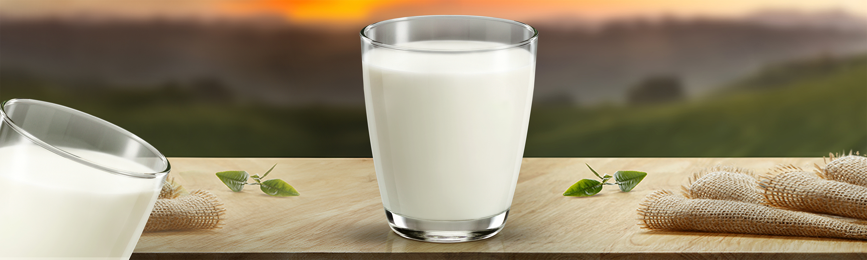 H&uuml;lsen und Kapseln Wei&szlig;es Getr&auml;nk - Milch