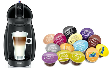 Macchina  Caffé Piccolo Grigio Antracite Krups KP100B10 Nescafé Dolce Gusto