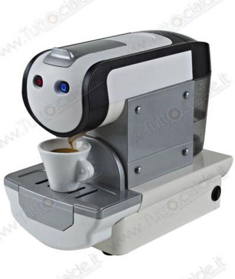 Bild von Kaffeemaschine Nano Weiss verwendet Kapseln Lavazza Espresso Point und Agostani