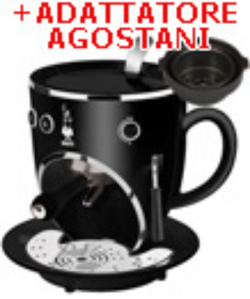 Bild von Tazzona Trio  Bialetti  mit Adapter Agostani