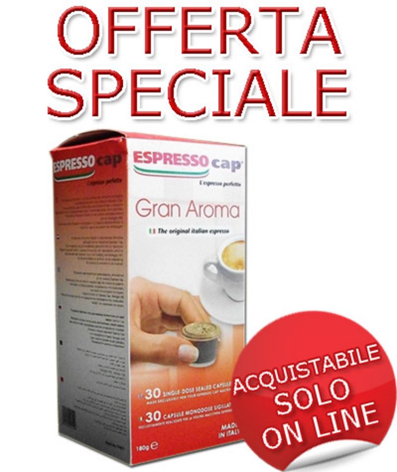 Bild von SUPER ANGEBOT: 30 Espresso Cap GRAN AROMA Kapseln