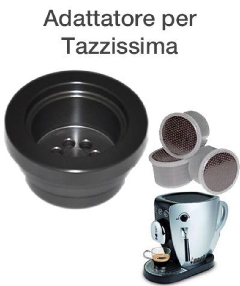 Bild von Adapter für Kaffeemaschine Tazzissima + 300 Kapseln Agostani Bild von Adapter für Kaffeemaschine Tazzissima + 300 Kapseln Agostani