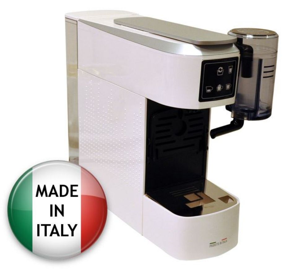 Bild von Kaffeemaschine CANDI WEISS MADE IN ITALY ideal für das Büro
