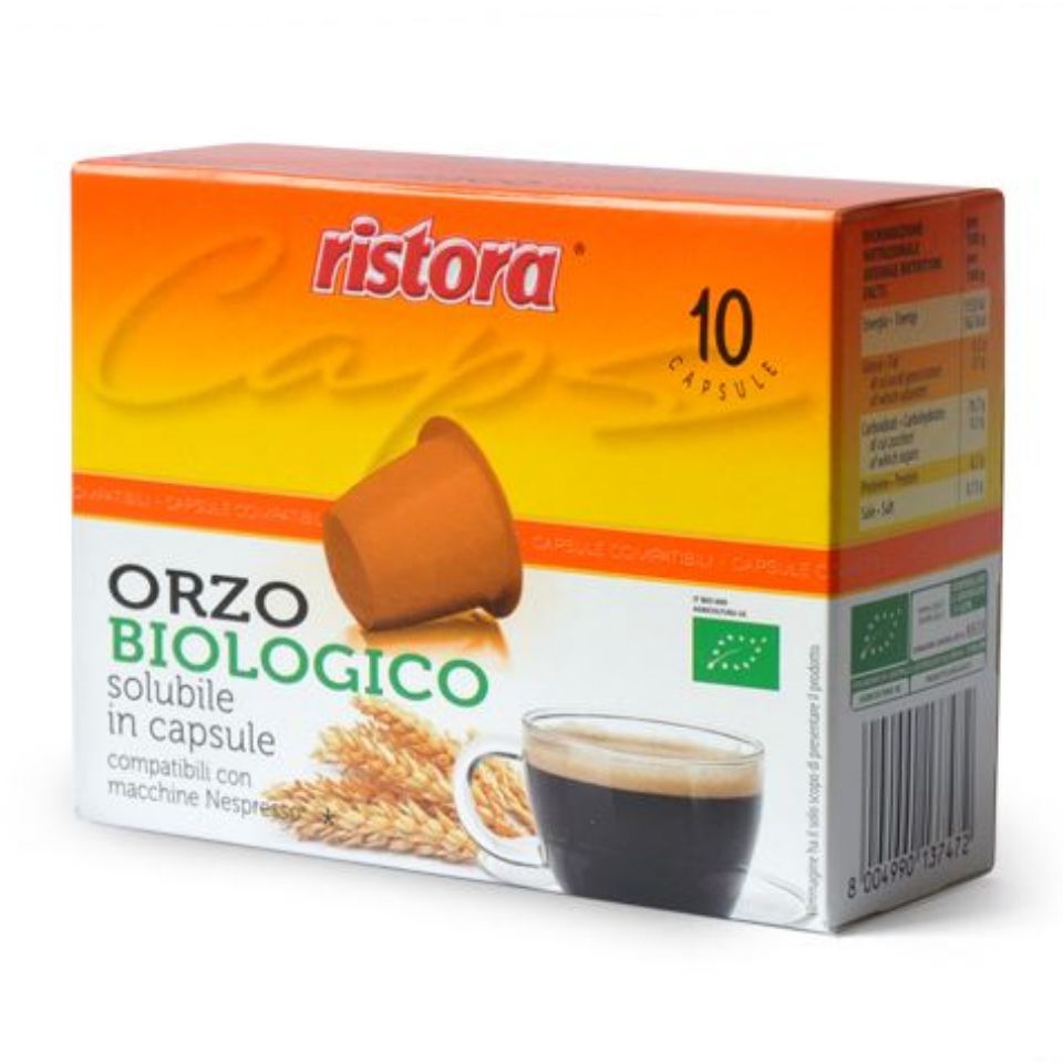 Bild von 10 Ristora Kapseln Bio-Gerste Nespresso kompatibel