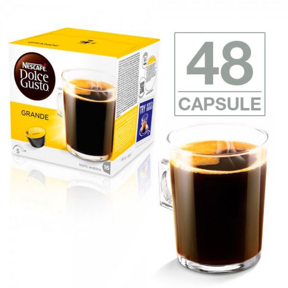 Bild von 48 Kapseln Nescafè Dolce Gusto Grande caffè Crema