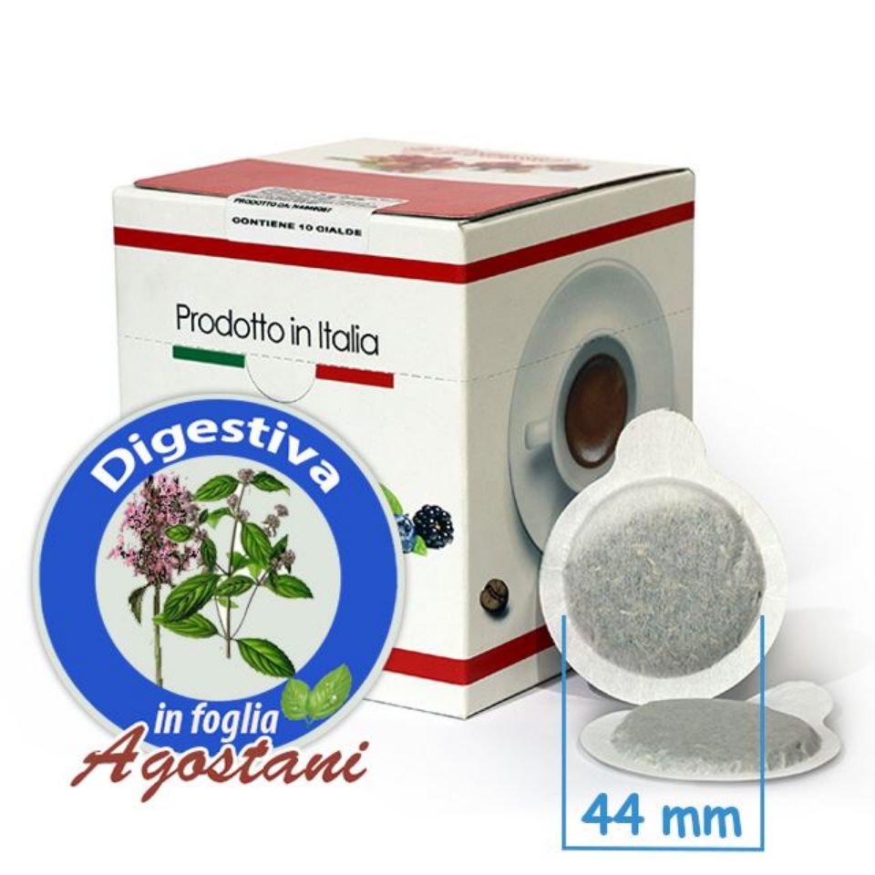Bild von 10 ESE Pads 44mm  Agostani Tisana Digestiva /Verdauungstee in Teeblätter kompatibel MOKONA
