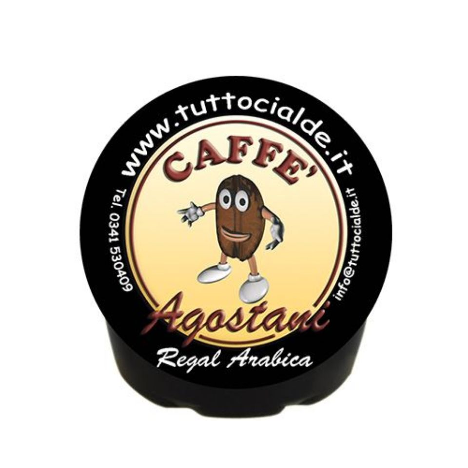 Bild von 70 Kaffeekapseln Agostani SMALL Regal alternativ zu Lavazza A Modo Mio 