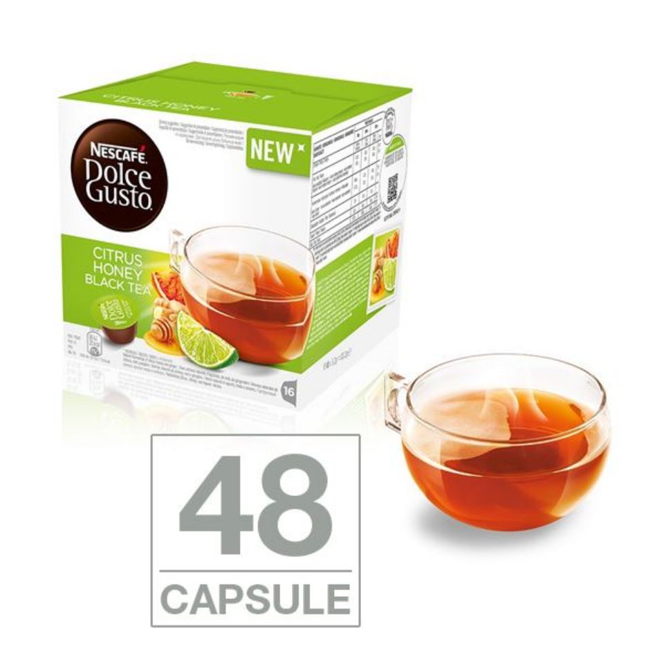 Bild von 48 Kapseln Nescafé Dolce Gusto Citrus Honey Black Tea