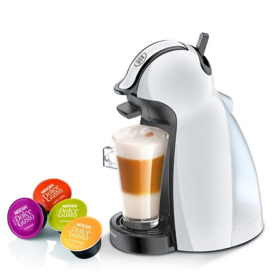 Bild von Kaffeemaschine Piccolo Krups KP1002 Weiss Nescafè Dolce Gusto 