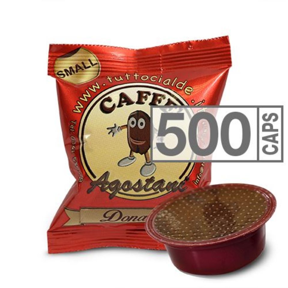Bild von 500 Kaffeekapseln Agostani SMALL Donatello passend Lavazza A Modo Mio