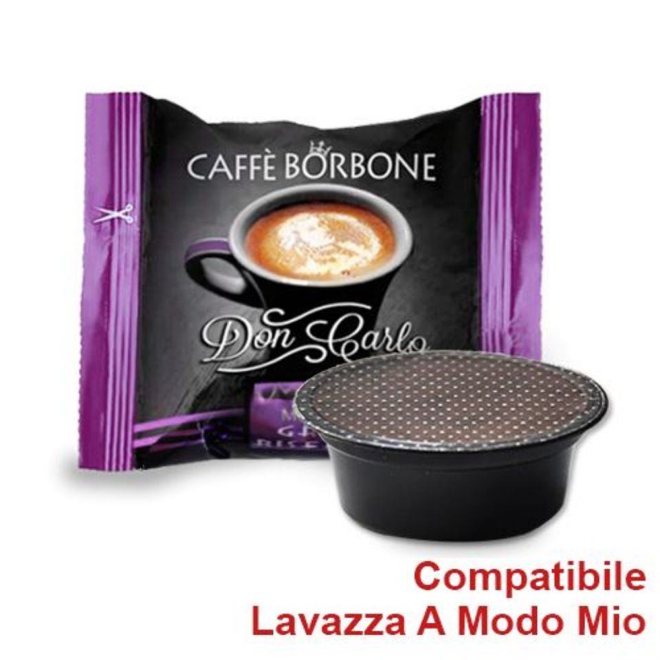 Bild von SONDERANGEBOT: 300 Kapseln Don Carlo caffè Borbone GRAN RISERVA (kompatibel Lavazza A Modo Mio) Spedition kostenlos Bild von SONDERANGEBOT: 300 Kapseln Don Carlo caffè Borbone GRAN RISERVA (kompatibel Lavazza A Modo Mio) Spedition kostenlos