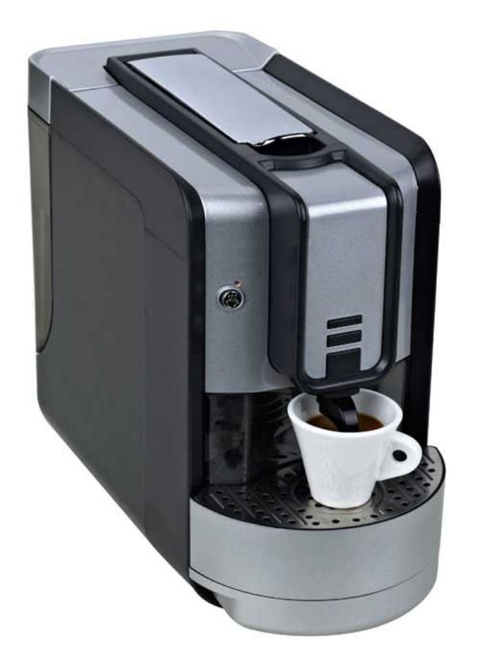 Bild von Kaffeemaschine FOX Grau verwendet Kapseln Agostani Espresso Point