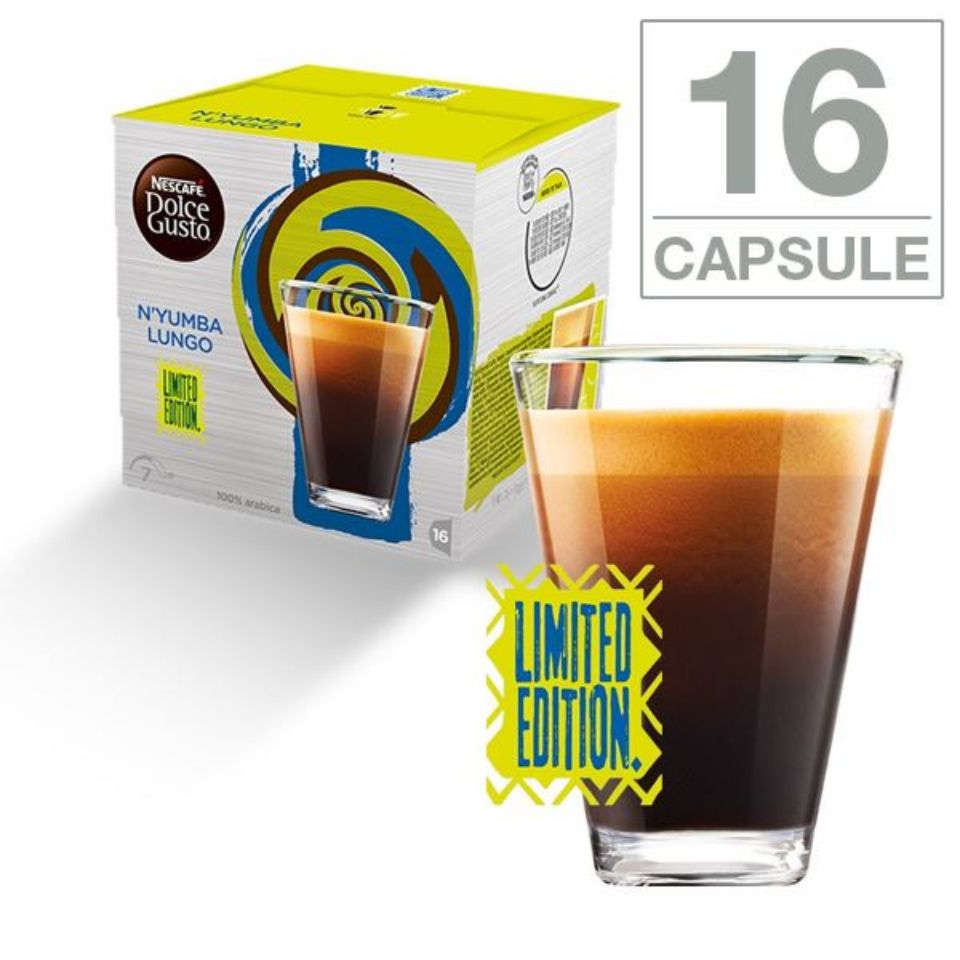 Bild von 16 Kapseln Nescafè Dolce Gusto caffè N Yumba Lungo