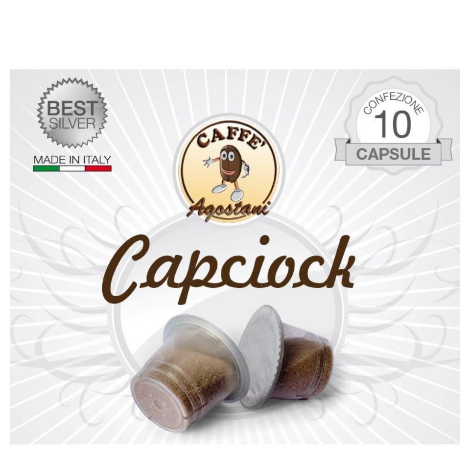 Bild von 10 Kapseln Capciock Agostani Best Silver kompatibel mit Nespresso