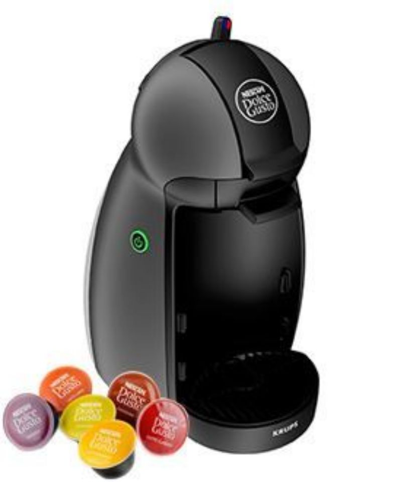 Bild von Kaffeemaschine Piccolo Anthrazit Krups KP100B10 Nescafè Dolce Gusto