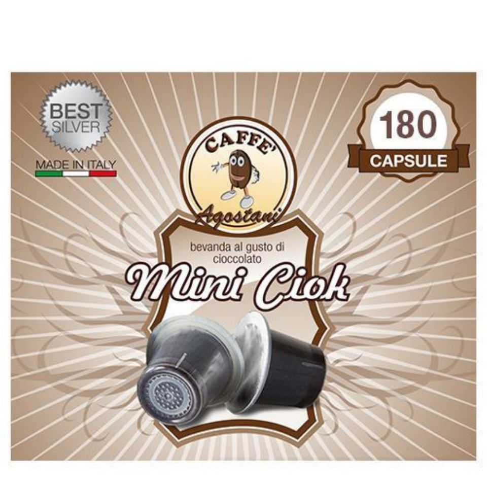 Bild von SONDERANGEBOT: 180 Kaffeekapseln  Agostani BEST Miniciok kompatibel mit Nespresso kostenloser Versandbel Nespresso kostenlos Spedition