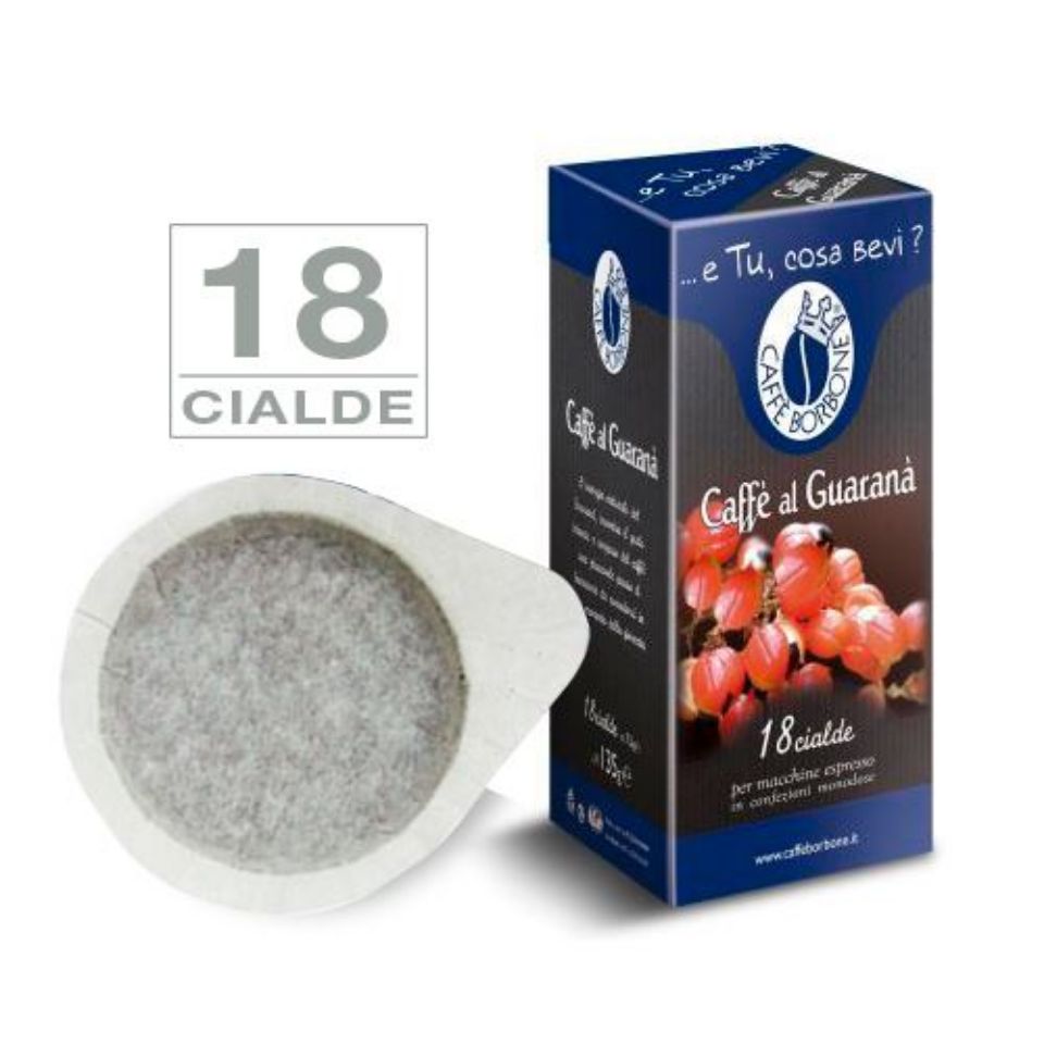 Bild von 18 caffè Borbone GUARANAS KAFFEE, ESE Kaffeepads 44 mm