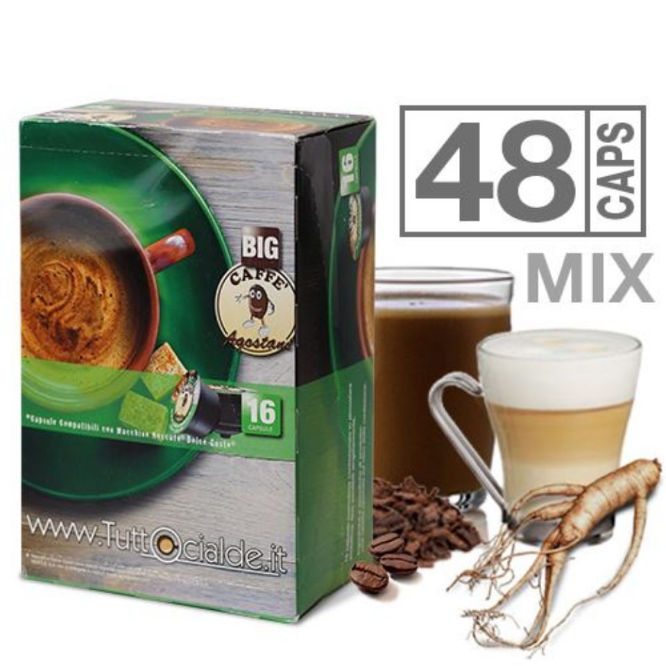 Bild von Angebot: 48 Kaffeekapseln Agostani BIG Mix kompatibel Nescafè Dolce Gusto