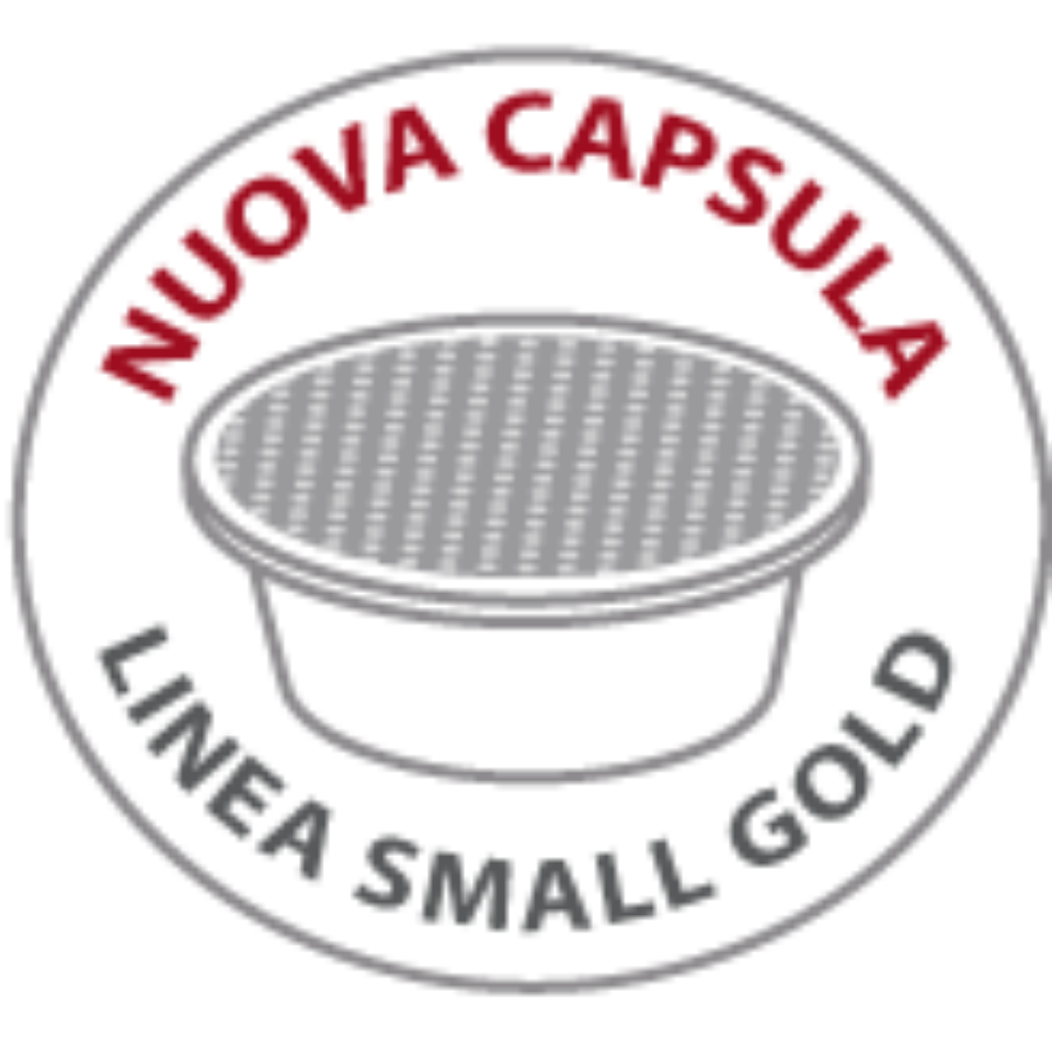Bild von 16 Kapseln cappuccino Aroma Haselnuss Agostani Small Gold kompatibel Lavazza a Modo Mio