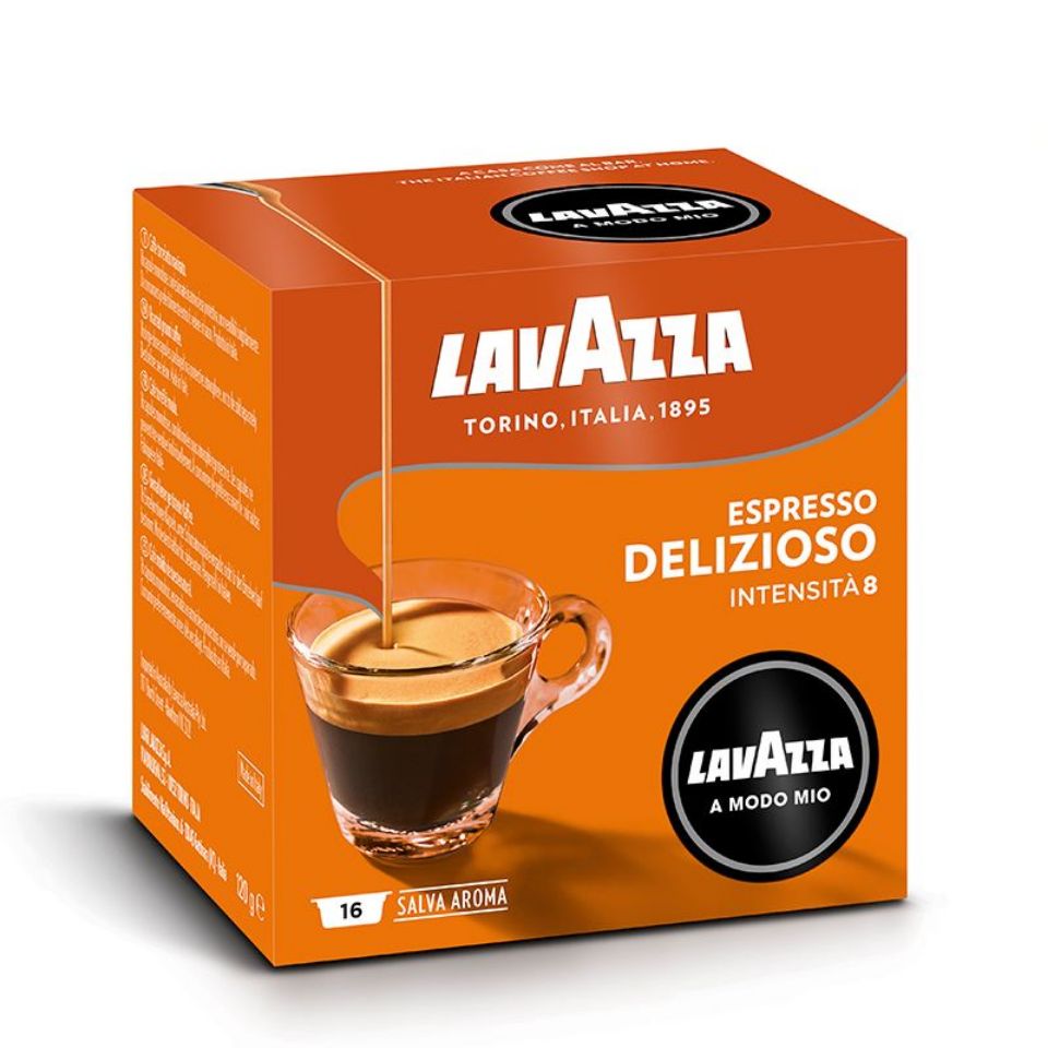 Bild von Angebot: 128 Kapseln A Modo Mio Lavazza Delizioso mit Versand kostenlos