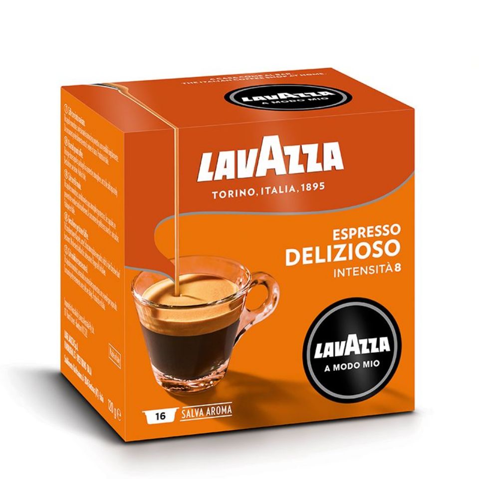 Bild von Angebot: 128 Kapseln A Modo Mio Lavazza Delizioso mit Versand kostenlos