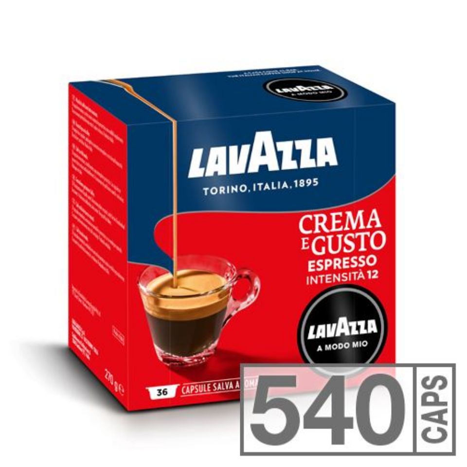 Bild von 540 Kapseln Lavazza a Modo Mio Crema e Gusto