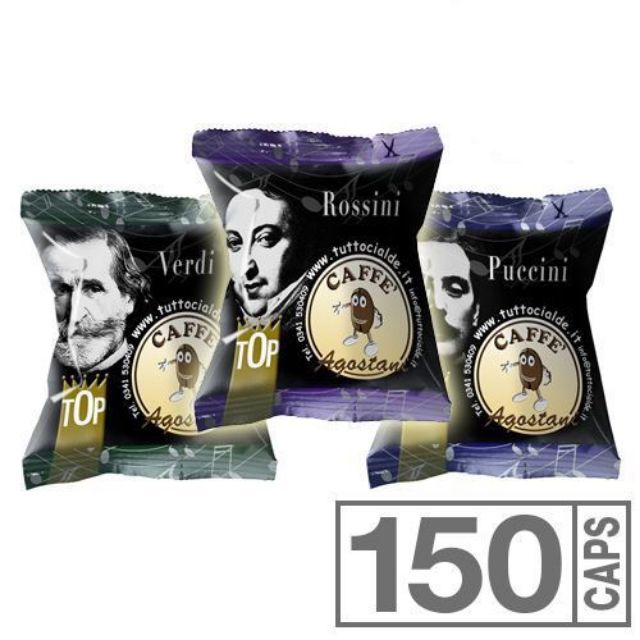 Zeige Details für Neues START-ANGEBOT: 150 Kaffeekapseln Agostani TOP- MIX, kompatibel mit Lavazza BLUE und Lavazza In Black Bild von Neues START-ANGEBOT: 150 Kaffeekapseln Agostani TOP- MIX, kompatibel mit Lavazza BLUE und Lavazza In Black