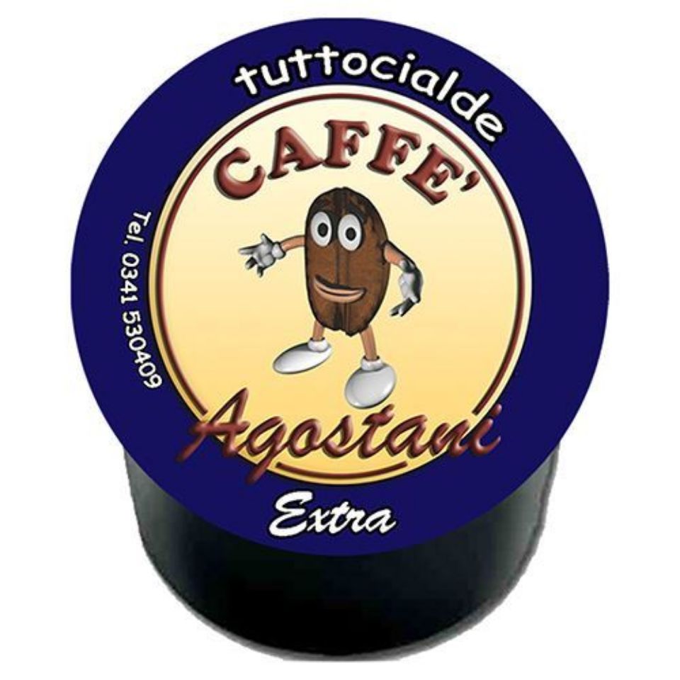 Bild von 100 Kaffeekapseln Agostani Extra kompatibel mit den Kaffeemaschinen Lavazza BLUE und Lavazza InBlack