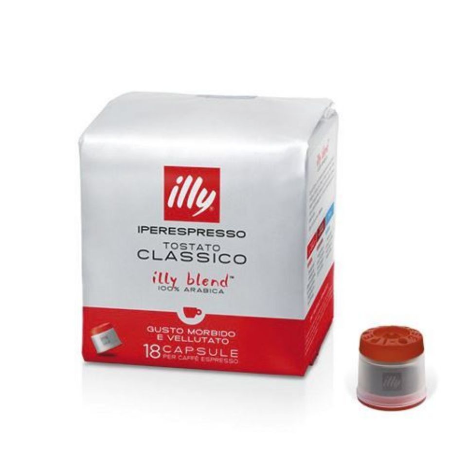 Bild von 108 Kapseln Caffè Espresso Illy Iperespresso, 100% Arabica, mittlere Röstung Rosso