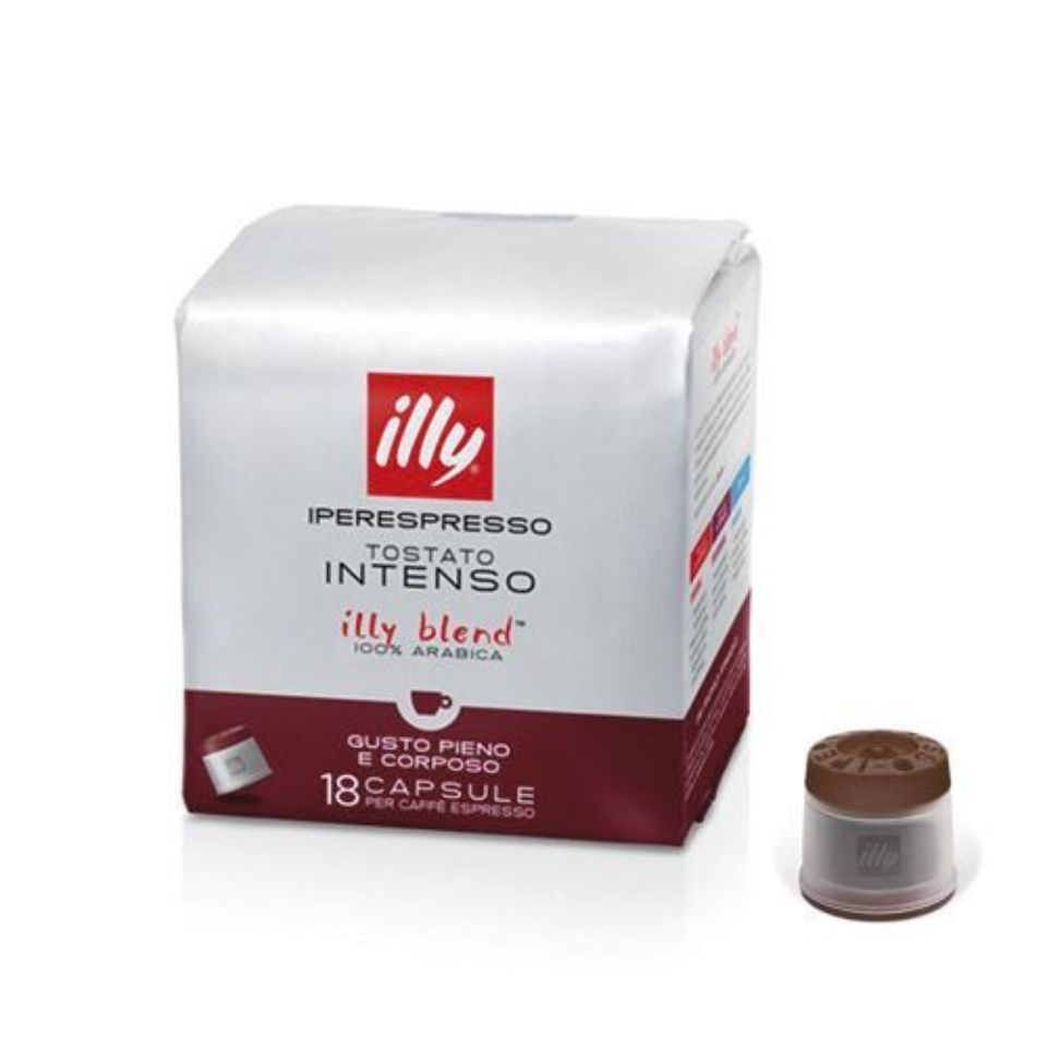 Bild von 108 Kapseln Caffè Espresso Illy Iperespresso INTENSO 100% Arabica dunkle Röstung (vorher Schwarz)