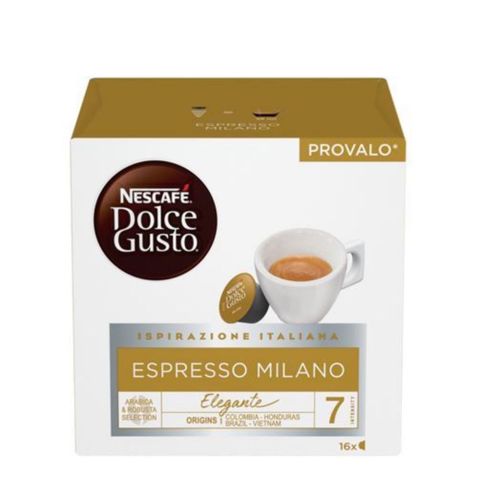 Bild von 96 Kapseln Espresso MILANO Nescafé Dolce Gusto Ispirazione Italiana