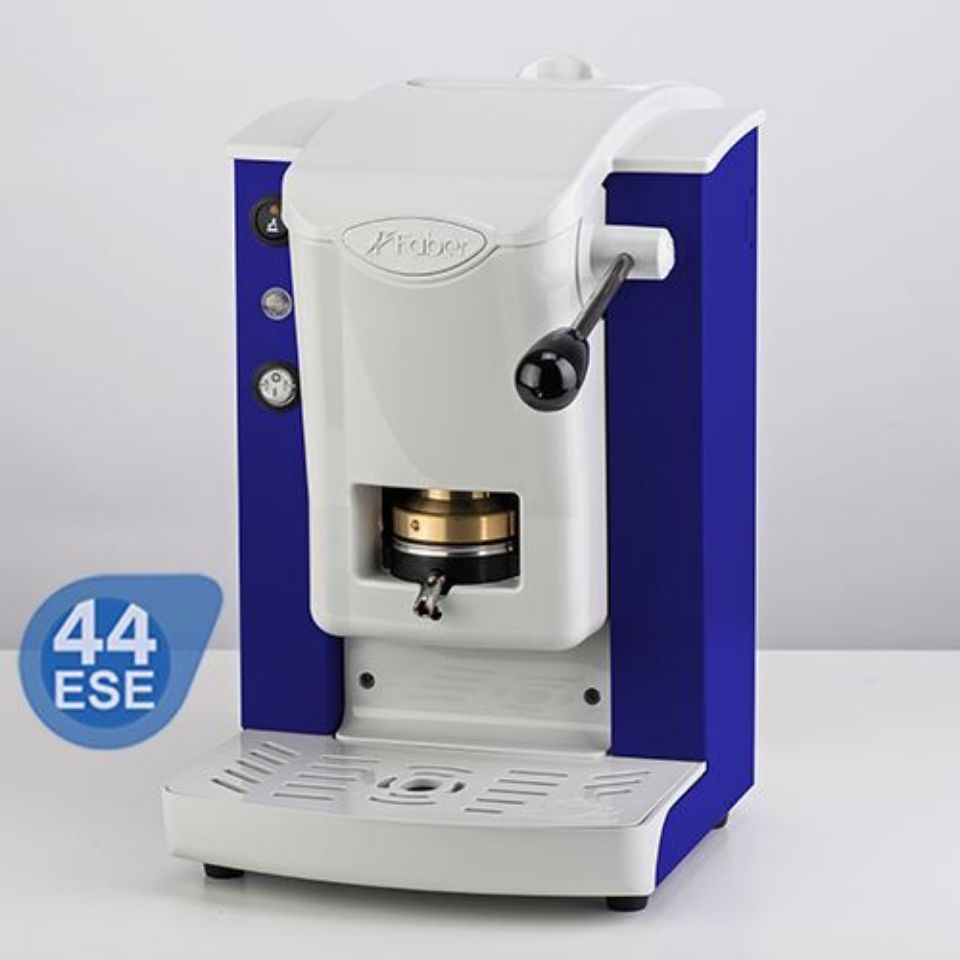Bild von Kaffeepadmaschine Faber Farbe Blau für 44mm ESE 