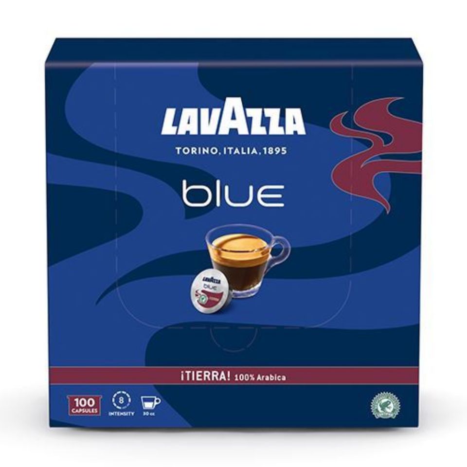 Bild von Kaffee Lavazza BLUE TIERRA 100 Kapseln 100% Arabica