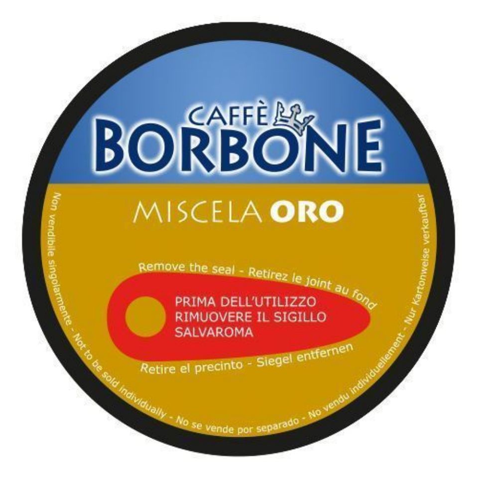 Bild von 90 Caffè Borbone Kapseln Kaffeemischung GOLD kompatibel Nescafè Dolce Gusto