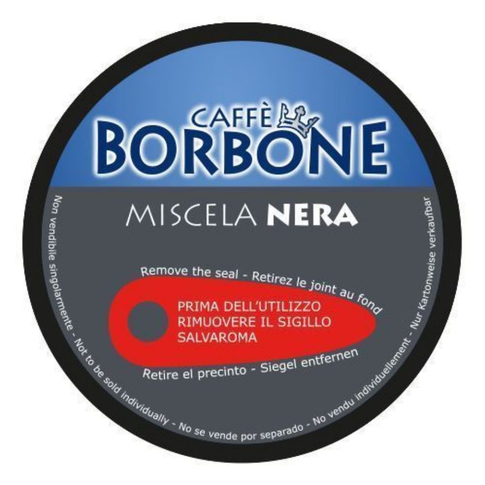 Bild von 90 Borbone Kapseln Kaffeemischung SCHWARZ kompatibel Nescafè Dolce Gusto