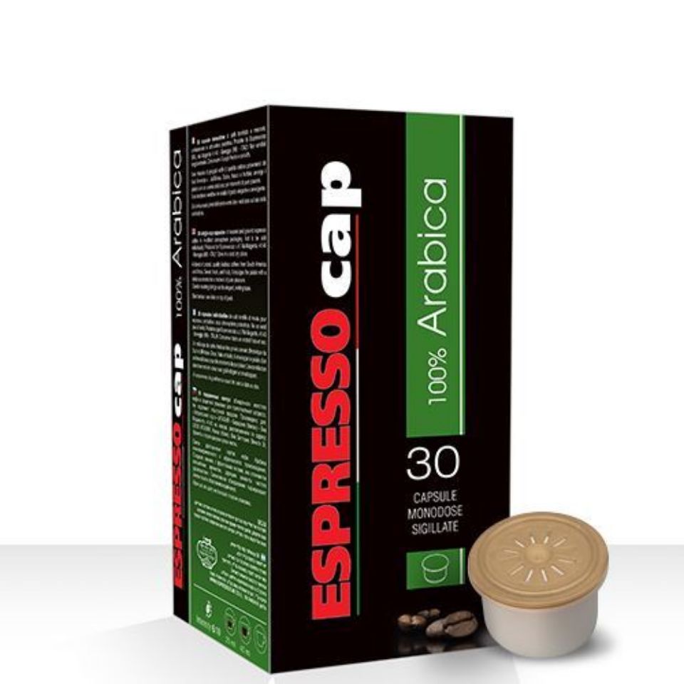 Bild von 120 Pads (Kaffeekapseln) Espresso Cap Termozeta 100% Arabica-