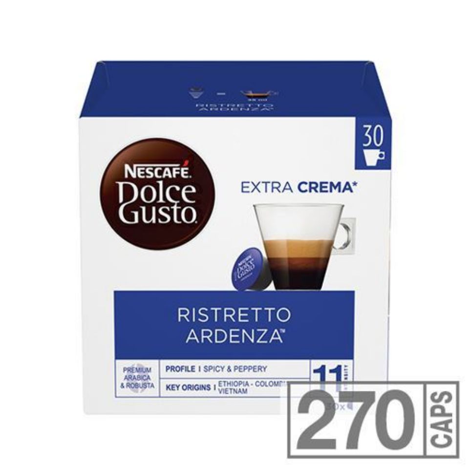 Bild von 270 Kapseln Nescafè Dolce Gusto Espresso Ristretto Ardenza, die Spedition ist kostenlos