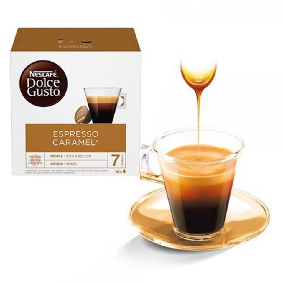 Bild von 48 Kapseln Nescafè Dolce Gusto Espresso Caramel-Karamell