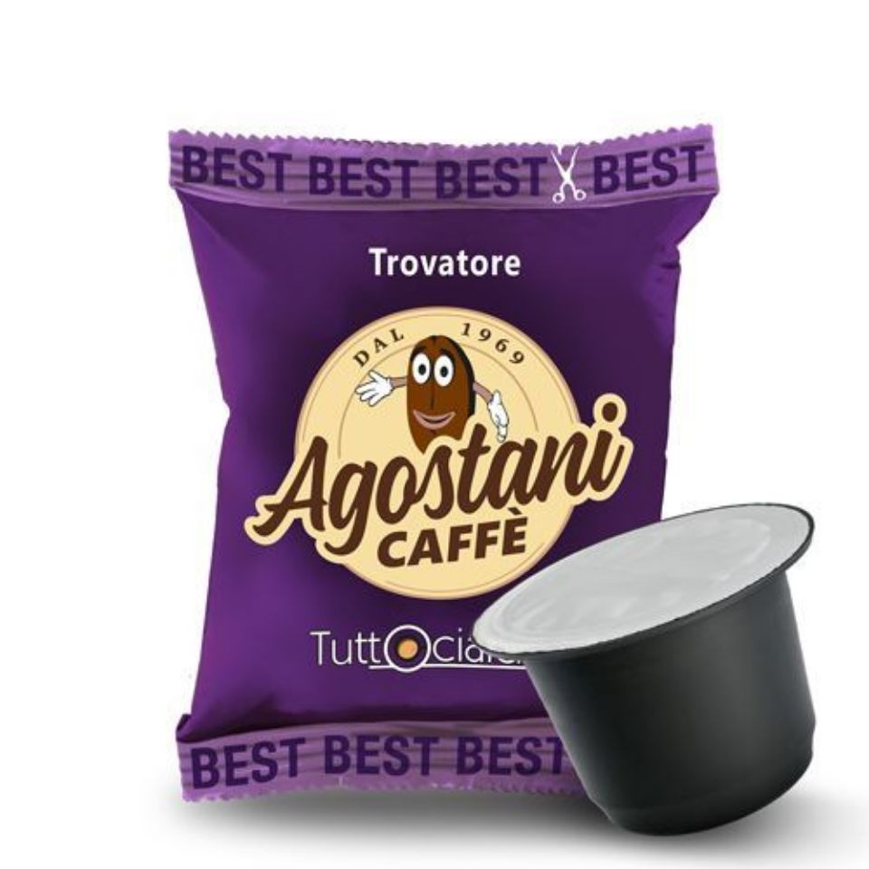 Bild von 100 Agostani Kaffeekapseln Best Trovatore kompatibel Nespresso