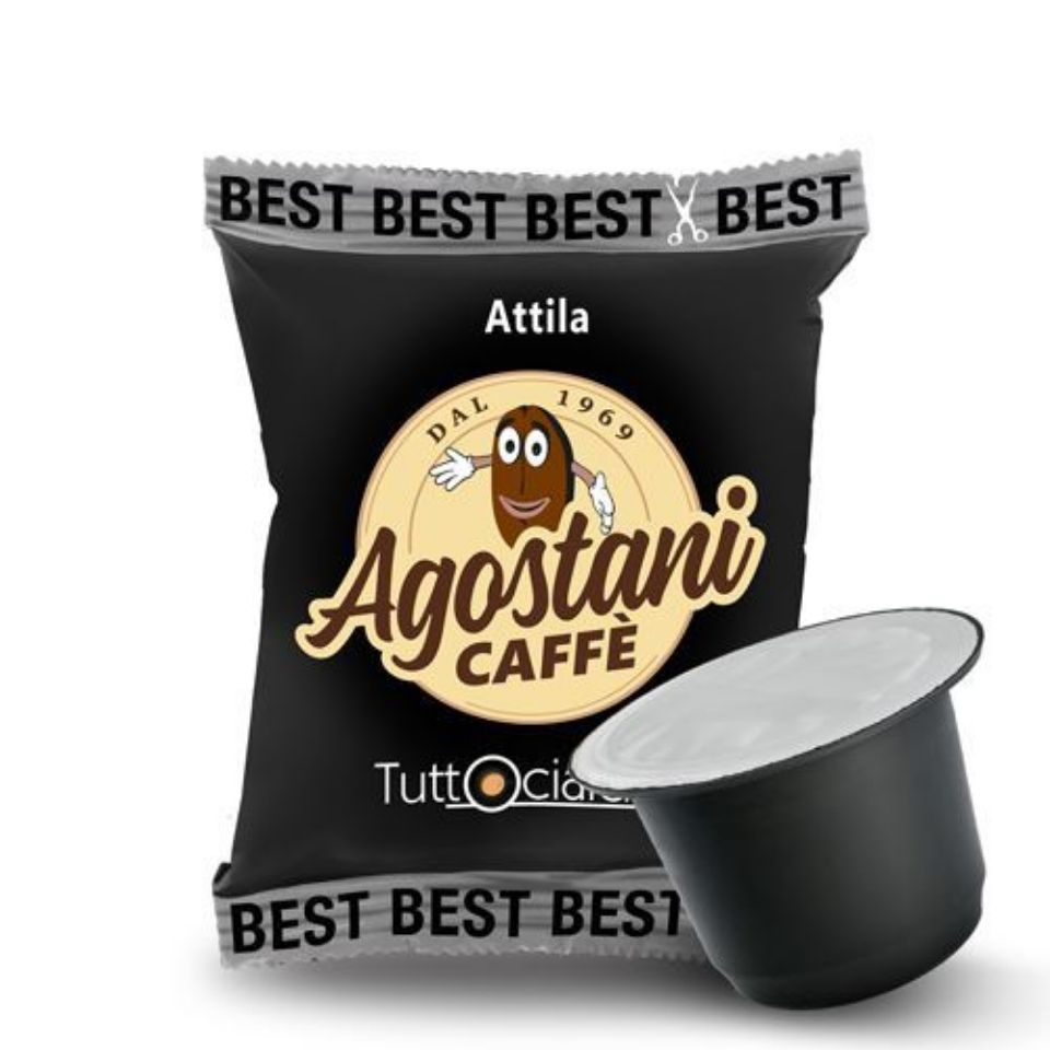 Bild von 100 Agostani Kaffee kapseln Best Attila kompatibel Nespresso