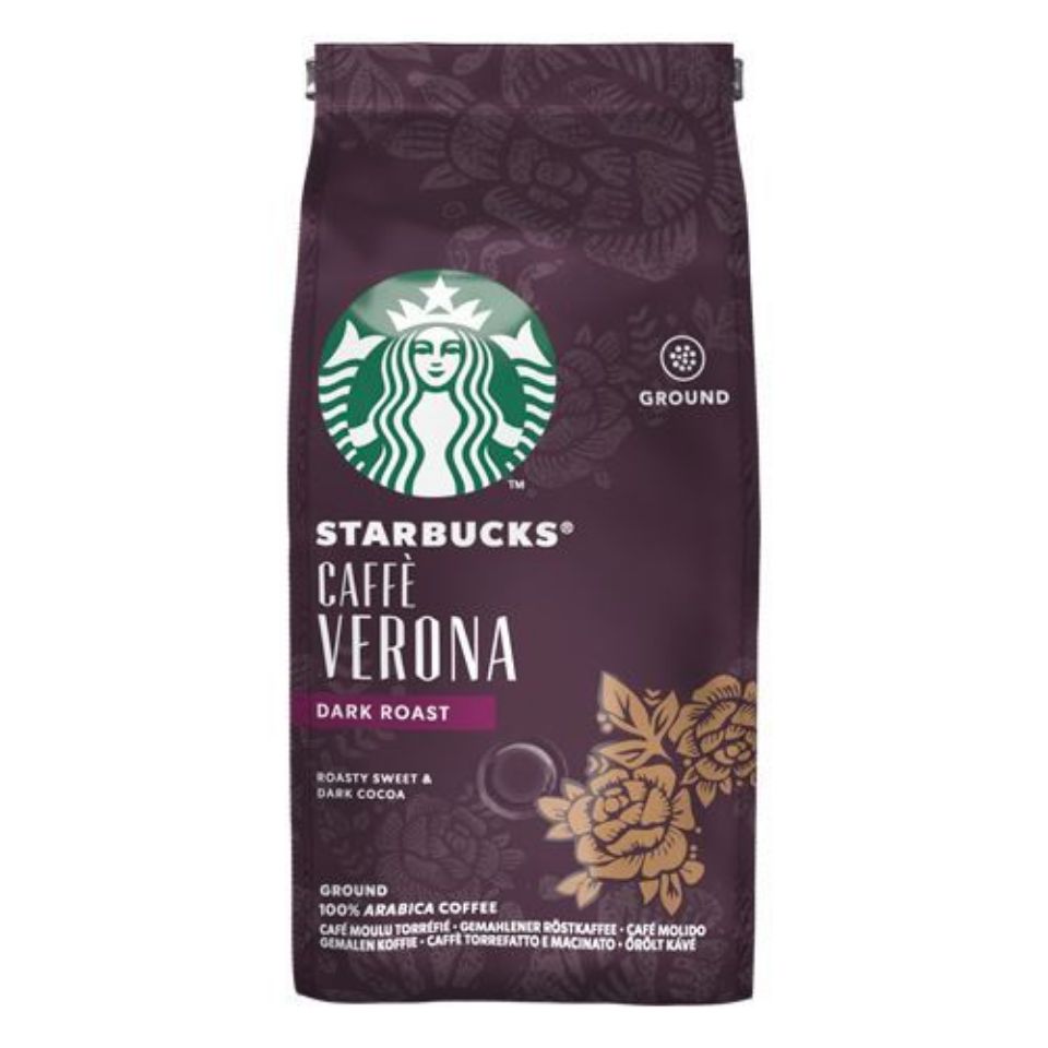 Bild von Gemahlener Kaffee von Starbucks Caffè Verona, Packung mit je 200 g