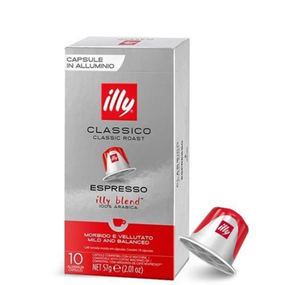 Bild von 10 Illy Classico-Kapseln aus Aluminium Kompatibel mit Nespresso