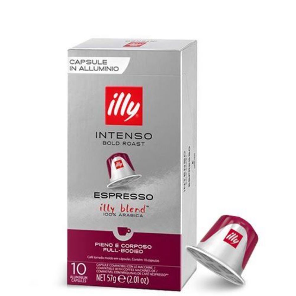 Bild von 10 Illy Intenso Kapseln aus Aluminium Kompatibel mit Nespresso