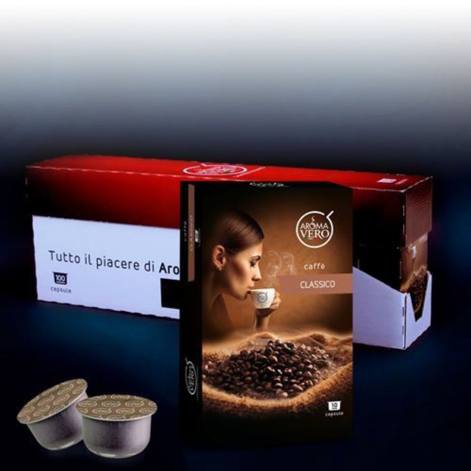 Bild von 100 CLASSIC Aroma Vero Kaffeekapseln mit kostenlosem Versand