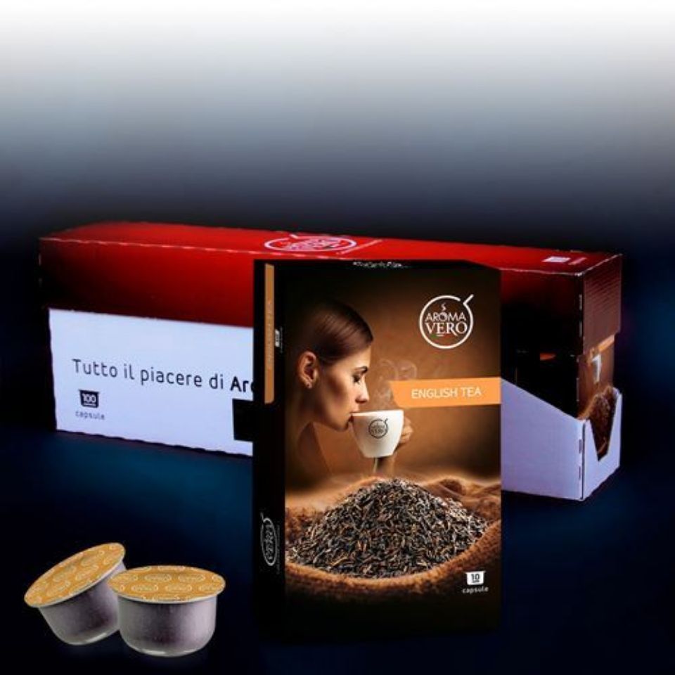 Bild von 100 Kapseln ENGLISH TEA True Aroma mit kostenlosem Versand