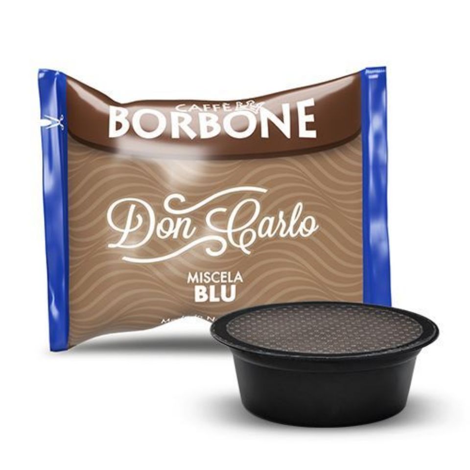 Bild von 100 Kapseln Don Carlo Kaffee Borbone Mischung BLU ( kompatibel mit Lavazza A modo mio) Lavazza A Modo Mio) Bild von 100 Kapseln Don Carlo Kaffee Borbone Mischung BLU ( kompatibel mit Lavazza A modo mio) Lavazza A Modo Mio)
