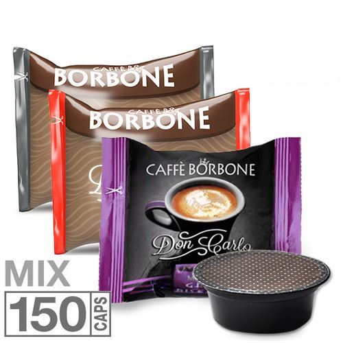 Caffe Borbone Blau 100/ Kaffee Kapseln Don Carlo Kompatibel Lavazza a Modo mio
