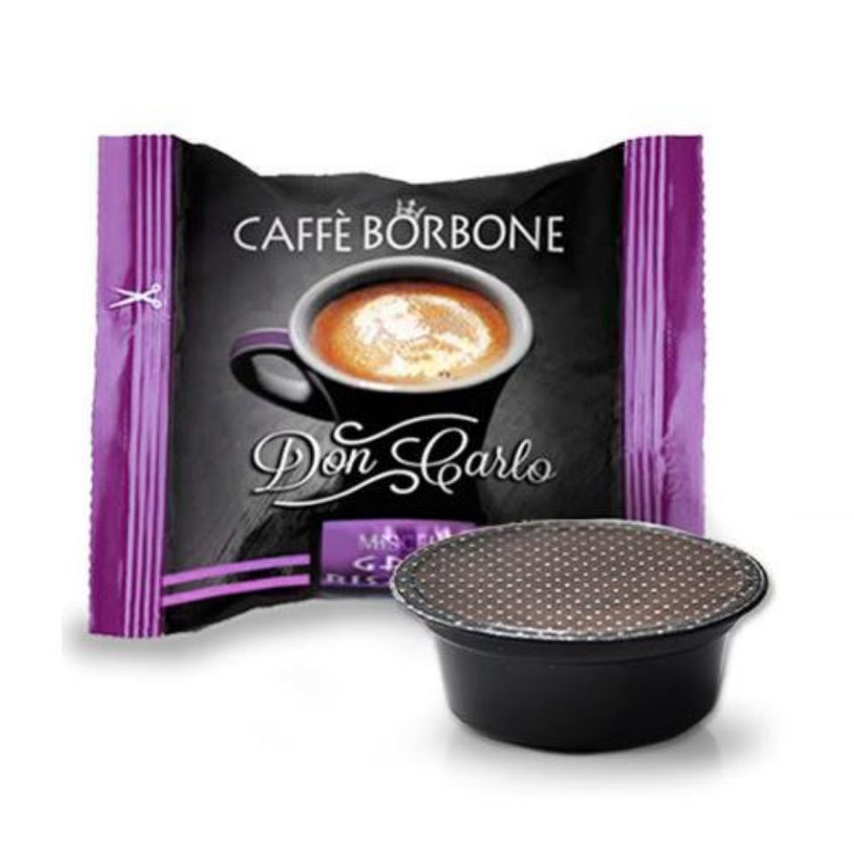 Bild von 100 Kapseln Don Carlo  Kaffee Borbone GRAN RISERVA (kompatibel mit Lavazza nach meiner ArtLavazza A Modo Mio)